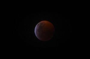EN IMÁGENES. El eclipse y la espectacular superluna “de sangre”