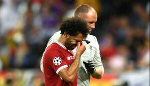 En redes sociales, Mohamed Salah envió un mensaje sobre su lesión