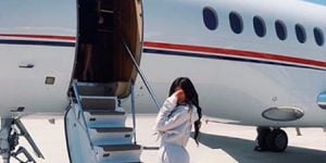 El jet privado y personalizado en el que Kylie Jenner realiza sus viajes