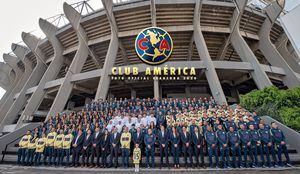 El hermoso homenaje del América a Nicolás Castillo en la foto oficial del Torneo de Clausura de la Liga MX