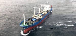 El barco chino incautado en Galápagos tenía 600 toneladas de pesca
