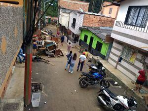 Más de 200 personas afectadas en el municipio de Caldas luego de las fuertes lluvias