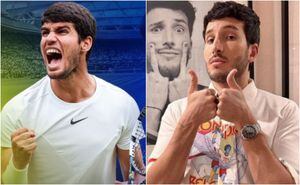 ¡Tremendo crossover! Carlos Alcaraz invita a Sebastián Yatra a cantar y a jugar tenis al US Open