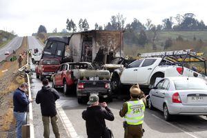 El impactante relato de conductor en accidente de Victoria: "Se sentían los gritos de las personas"