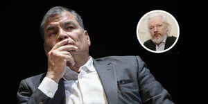 Rafael Correa reacciona tras la captura de Julian Assange