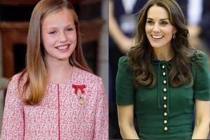 El look de la princesa Leonor inspirado en Kate Middleton con el que deslumbró