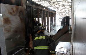 Detenido sospechoso de incendiar la estación del metro "La Granja"