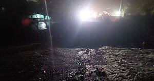VIDEO. Lluvia provoca que puente en Petapilla, Chiquimula, colapse