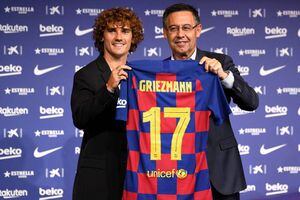 Griezmann avisa en su presentación en Barcelona: "Si tengo que pedir perdón, será en el campo"