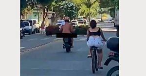 'Motoqueiro peladão' é preso no Espírito Santo