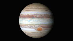 Otro espectáculo visual bajo el lente del Hubble de la NASA: Así lucen las auroras boreales en Júpiter