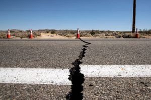 Imágenes impactantes del sismo de 7.1 en California