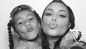 Las fotos que prueban que North West, la hija de Kim Kardashian, es la mejor hermana mayor