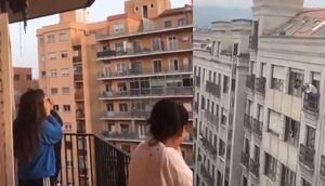 Niños de España cantan 'Hola don Pepito' desde el balcón para amenizar la cuarentena
