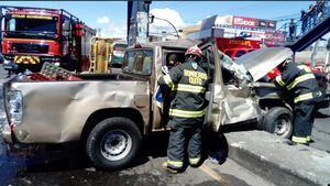 Quito: Tres personas heridas tras accidente de tránsito