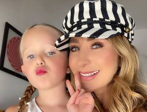 Geraldine Bazán respondió a las críticas por "exponer" a su hija a un reto en Instagram