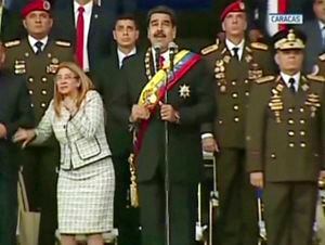Nicolás Maduro culpa a la derecha venezolana y al presidente colombiano Juan Manuel Santos del atentado en Caracas