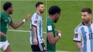 Jugador de Arabia Saudita reveló provocadora frase que le lanzó a Messi al encararlo en plena cancha 