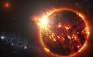 Intenso clarão de raios! Cientistas da NASA captam raro fenômeno no espaço