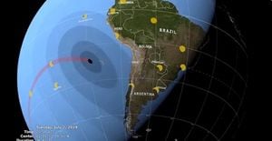 El video de la NASA que revela como el eclipse solar avanzará por Chile el 2 de julio