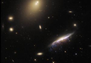 NASA y ESA James Webb: Captan formación de estrellas en galaxias a 6.300 millones de años luz de distancia