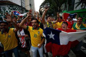 "Chi, chi, chi, le, le, le chao Chile": Brasil no se entregó y le pegó en el piso a la Roja