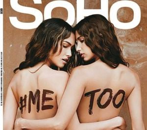 La polémica portada de Soho del #metoo con dos mujeres desnudas