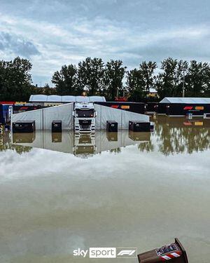 Inundaciones obligan a cancelar carrera de la Fórmula Uno en Italia