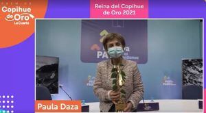 Paula Daza arrasó en los Copihue de Oro y junto a JC Rodríguez fueron elegidos como la Reina y el Rey de la premiación