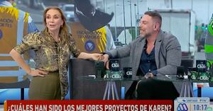 “¿Qué huea era esa?”: Karen Doggenweiler y José Antonio Neme echaron la talla al repasar el historial televisivo de la animadora