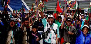 Inicia movilización de indígenas en diferentes partes del país