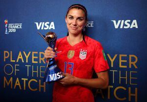 Alex Morgan, la mejor jugadora en la Copa del Mundo Femenina