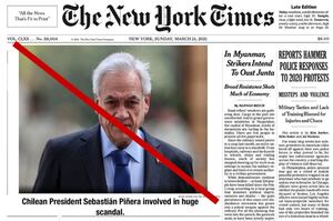 Fake News internacional: New York Times desmiente portada donde aparece Piñera