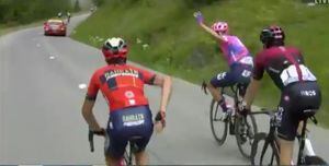 ¡Divertida respuesta! ‘Rigo’ reveló lo que en verdad le dijo a Nibali en el Tour