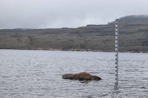 Advierten sobre bajos niveles de agua en la Laguna los Tunjos, en Bogotá