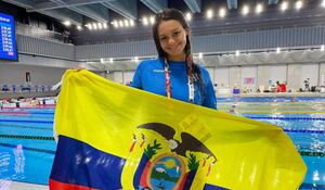 La nadadora ecuatoriana, Anicka Delgado, no clasificó a las semifinales de los 100 metros libre