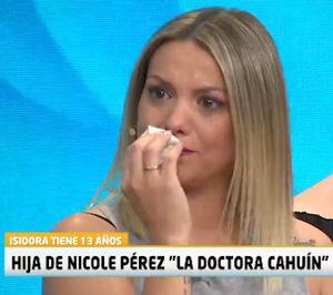 Nicole Pérez rompe en llanto al hablar sobre la condición de su hija