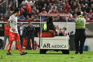 El desgarrador llanto de Luis Felipe Gallegos tras lesionarse en las semis de la Liga MX