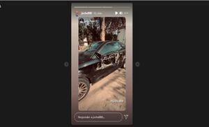 Encerrona a Joche: exchico reality recuperó su Audi… chocado por todos lados