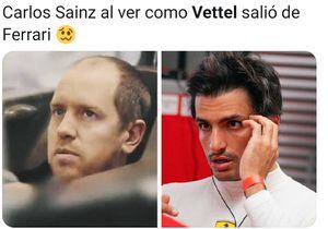 Sebastian Vettel aparece con alopecia; los memes hacen de las suyas