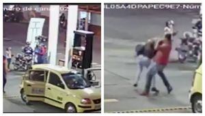 (VIDEO) Taxista agredió a pasajera por pagar con un billete de 50 mil