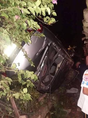 Agentes de la PNC mueren en accidente de tránsito en Jutiapa