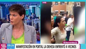“¿Cómo no va a ser violento?”: Tonka Tomicic explotó en pantalla tras insólita "explicación" de Carlos Montes sobre manifestación en Portal La Dehesa
