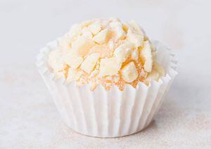 Brigadeiro de chocolate branco gourmet e com só 4 ingredientes