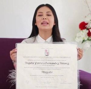 Ponen en duda título universitario de la diputada Ángela Hernández, que ahora quiere ser gobernadora