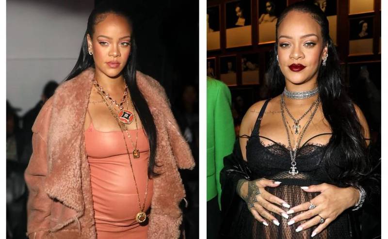 Rihanna y sus looks atrevidos durante el embarazo