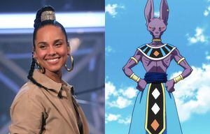 Alicia Keys hizo enloquecer a los fanáticos de Dragon Ball con un increíble cosplay del Dios de la Destrucción