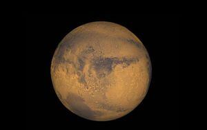 ¿Cómo lucía Marte hace 3.8 billones de años? Este mapa teórico muestra su bloque continental y agua por todas partes