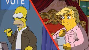 Los Simpson: invitan a no votar por Trump en adelanto de nuevo episodio