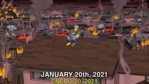 Los Simpson: el Apocalipsis que predijeron para el 20 de enero de 2021 no sucedió, pero sí trajo estos memes